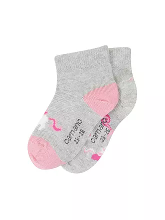 CAMANO | Mädchen Socken 2er Pkg fog melange | 